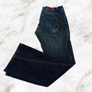Pure Venom Jeans Scorpion Flare Bottoms